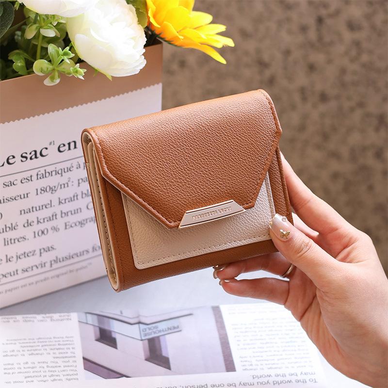 Wallet Women s Short Style Solid Color Envelope Daily Household Wallet коричневий
Wallet Women s Short Style Solid Color Envelope Daily Household Wallet коричневий