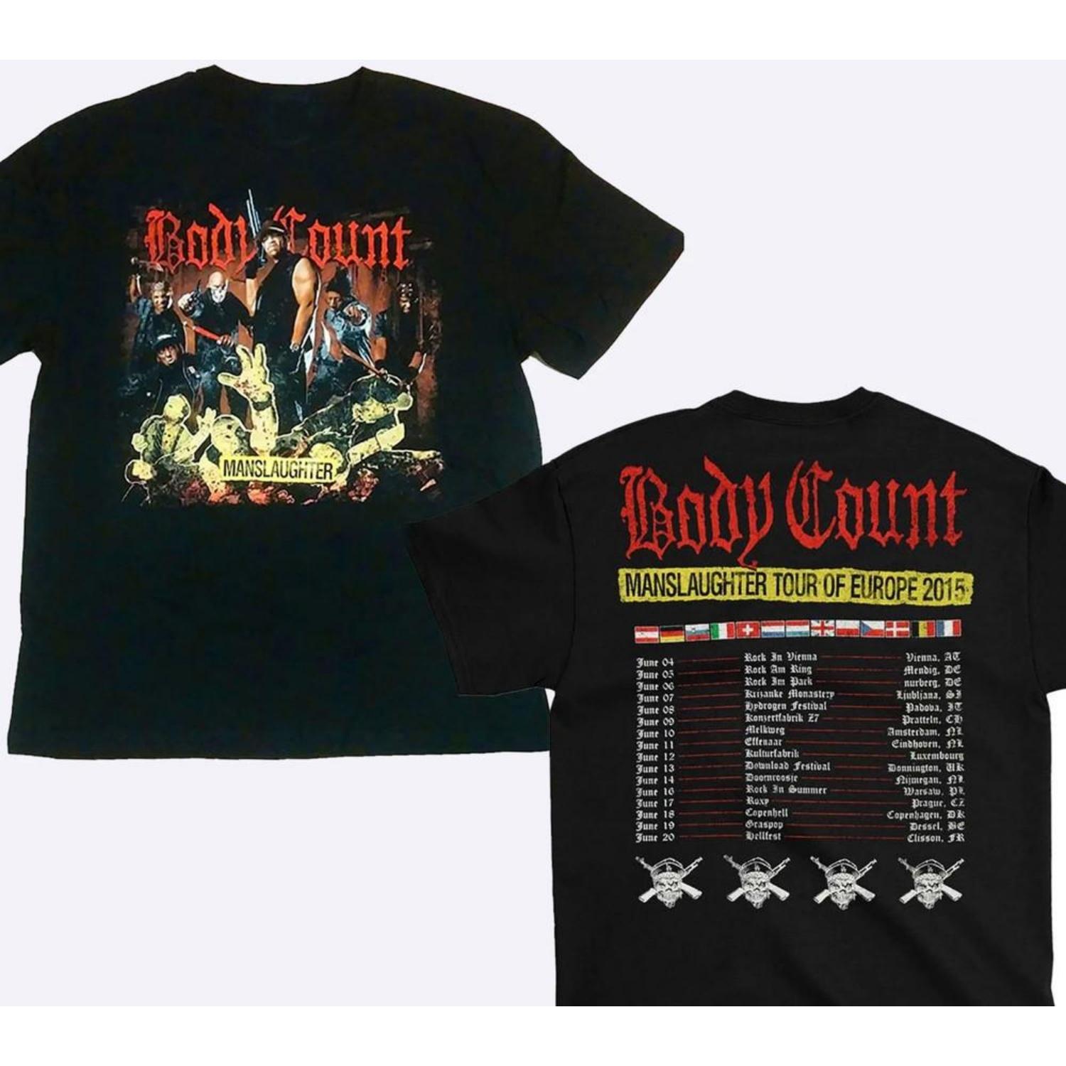 Body Count Tour Heavy Cotton Black All Size S To 234XL Shirt Unisex T-Shirt S чёрный
Body Count Tour Heavy Cotton Black All Size S To 234XL Shirt Unisex T-Shirt S чёрный