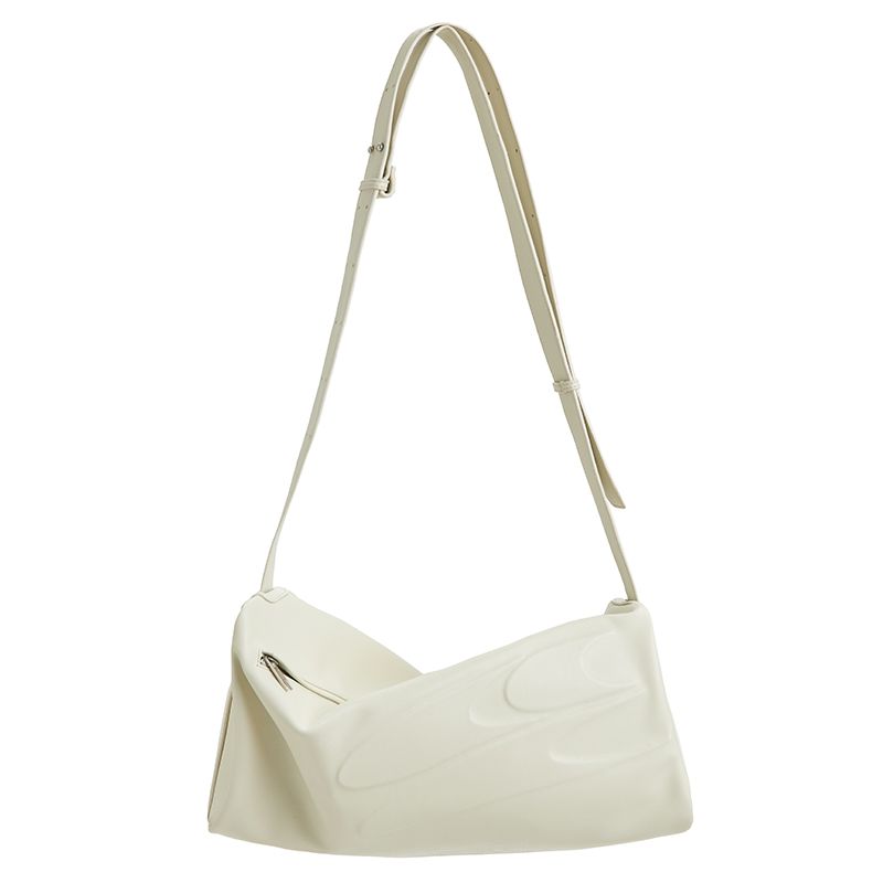 Crying Center Black Leather Toast Logo Crossbody Bag
Crying Center Black Leather Toast Logo Crossbody Bag