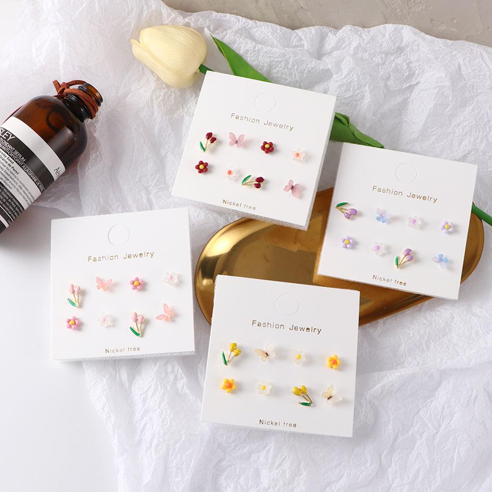 Party Female Zinc Zinc Alloy Fashion Jewelry Women Stud Earrings Flower Earrings Set Korean Style Earrings
Party Female Zinc Zinc Alloy Fashion Jewelry Women Stud Earrings Flower Earrings Set Korean Style Earrings