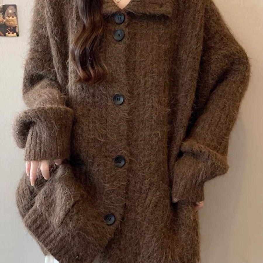 Women s Versatile Mid-Length Knit Cardigan: Autumn/Winter 2025 Solid Color Turn-Down Collar Sweater Coat. One Size (75-140 jin)
Women s Versatile Mid-Length Knit Cardigan: Autumn/Winter 2025 Solid Color Turn-Down Collar Sweater Coat. One Size (75-140 jin)