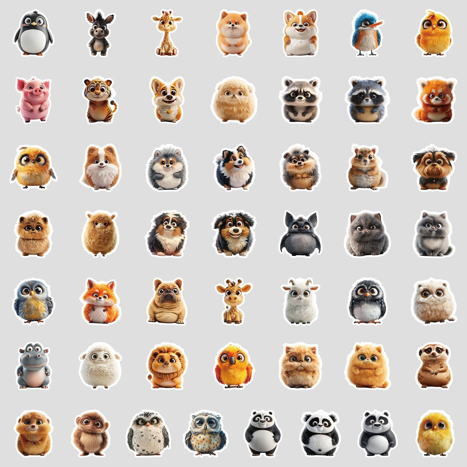 50 Мультяшных Пушистых Животных Граффити Наклеек, Водонепроницаемые Декоративные Наклейки для Водяной Чашки, Милые Наклейки с Животными
50 Мультяшных Пушистых Животных Граффити Наклеек, Водонепроницаемые Декоративные Наклейки для Водяной Чашки, Милые Наклейки с Животными