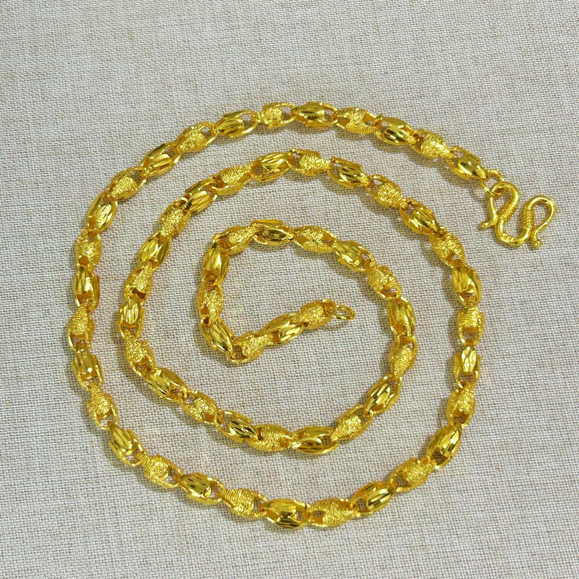sand gold jewelry men s matte hollow melon seed necklace niche design sense simulation gold domineering non-fading jewelry
sand gold jewelry men s matte hollow melon seed necklace niche design sense simulation gold domineering non-fading jewelry