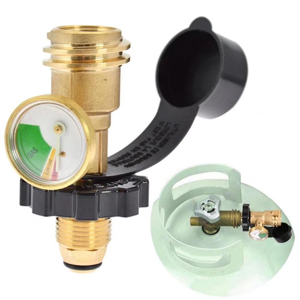 Adjustable Propane Tank Connector Leak-proof Propane Tank Gauge Camping Grill чорний
Adjustable Propane Tank Connector Leak-proof Propane Tank Gauge Camping Grill чорний
