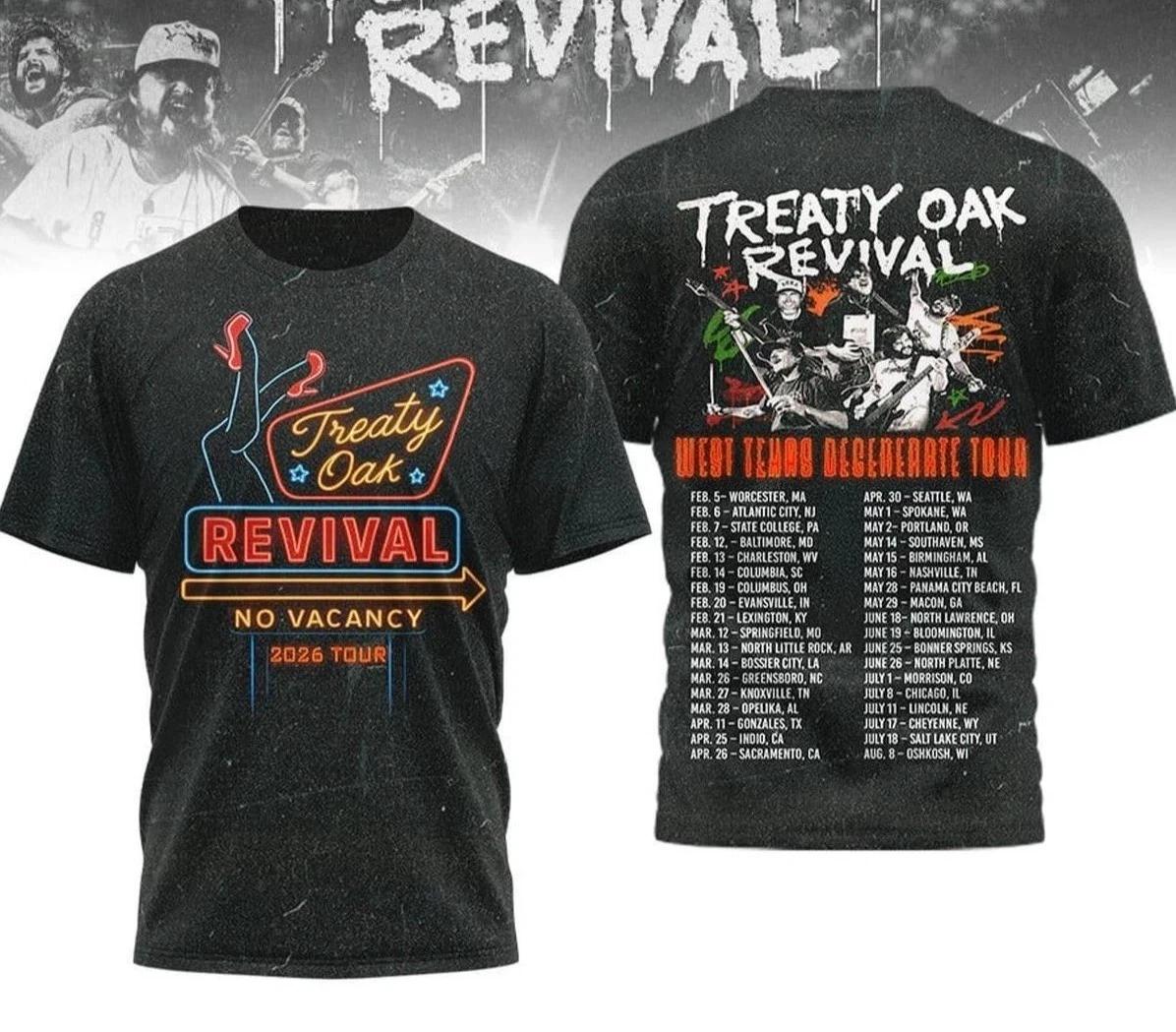 Treaty Oak Revival West Texas Degenerate Tour 3D T-Shirt 2XL
Treaty Oak Revival West Texas Degenerate Tour 3D T-Shirt 2XL