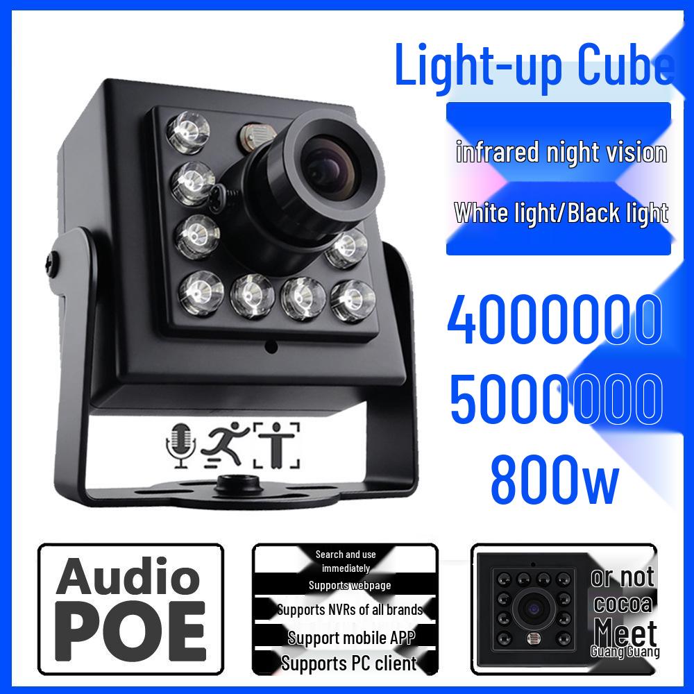 4K POE HD IP Network Camera with 10-LED Infrared Night Vision Custom Model - For Replacement/Customization
4K POE HD IP Network Camera with 10-LED Infrared Night Vision Custom Model - For Replacement/Customization