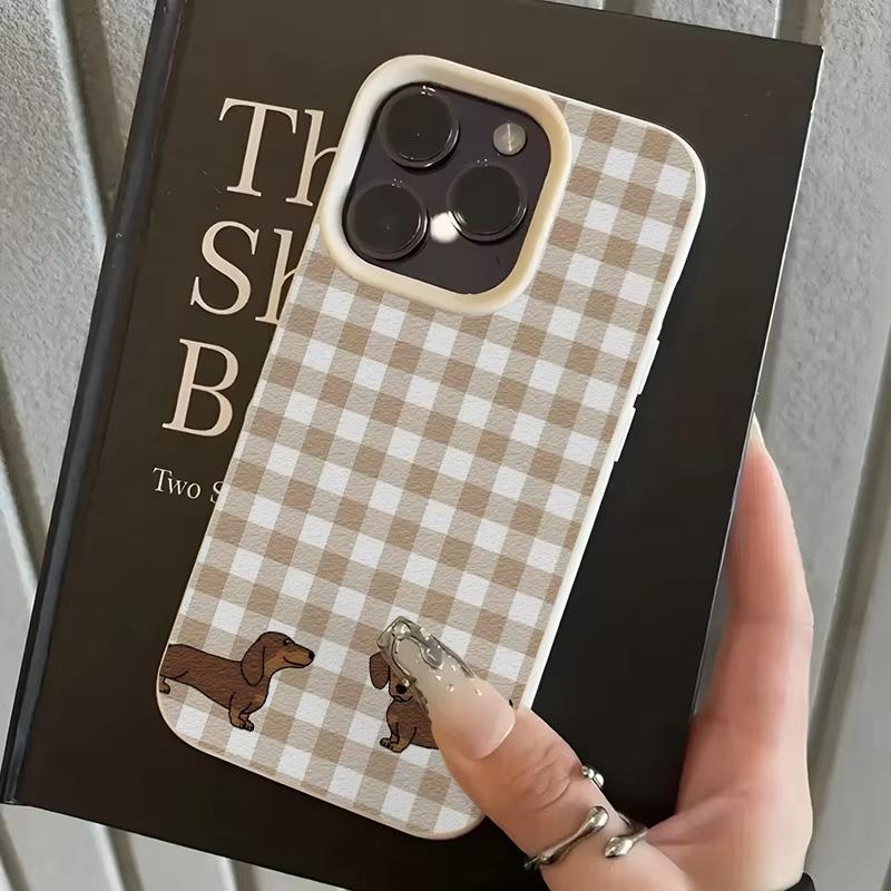 Чехол для телефона с рисунком в клетку и текстурой личи, такса, для iPhone 11 12 13 14 15 16 17 Pro Max 14 15 Plus 17 Air X XS XR, мягкий чехол iPhone 14 Pro Max
Чехол для телефона с рисунком в клетку и текстурой личи, такса, для iPhone 11 12 13 14 15 16 17 Pro Max 14 15 Plus 17 Air X XS XR, мягкий чехол iPhone 14 Pro Max