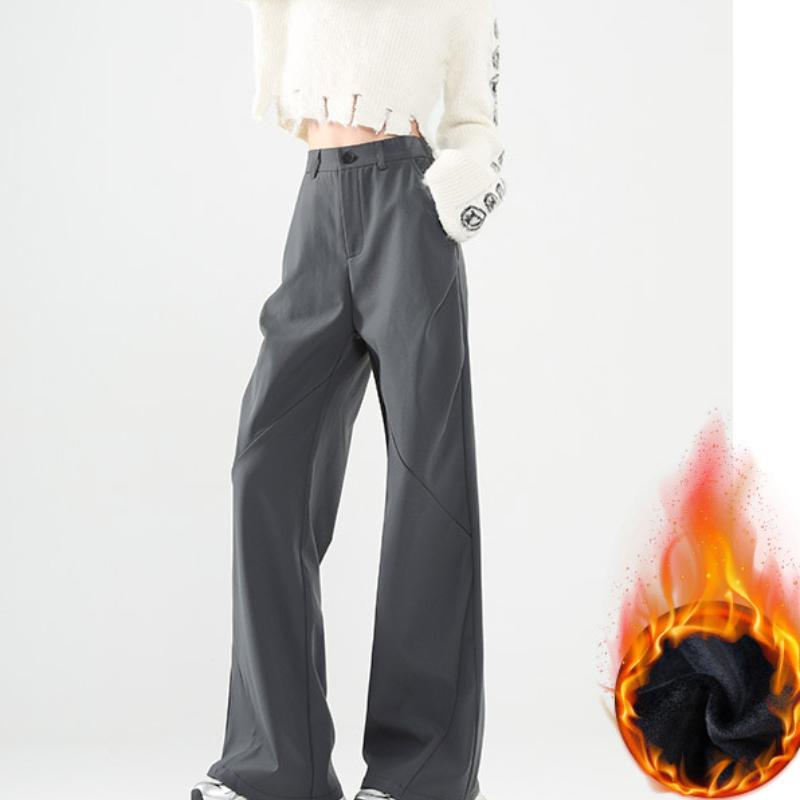 Серые плиссированные широкие брюки-полумесяцы для женщин на осень и зиму с высокой посадкой, ниспадающие, высококачественные костюмные брюки, повседневные прямые брюки до пола XL
Серые плиссированные широкие брюки-полумесяцы для женщин на осень и зиму с высокой посадкой, ниспадающие, высококачественные костюмные брюки, повседневные прямые брюки до пола XL