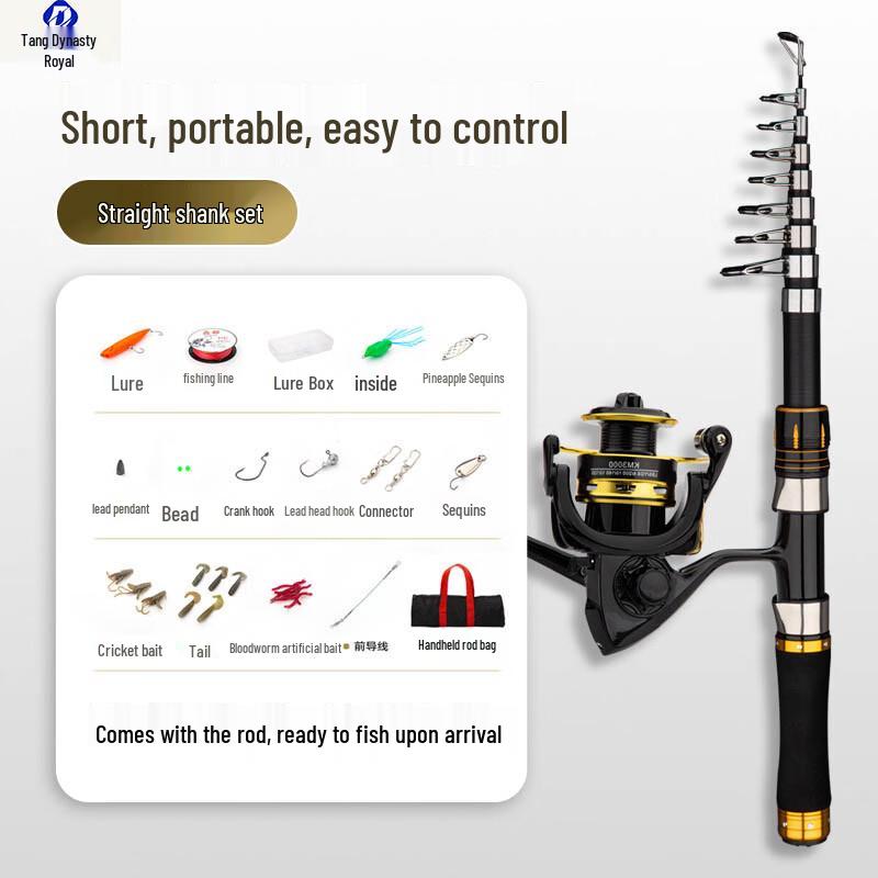 Datangyu Telescopic Mini Lure Fishing Rod Set Metal Spinning
Datangyu Telescopic Mini Lure Fishing Rod Set Metal Spinning