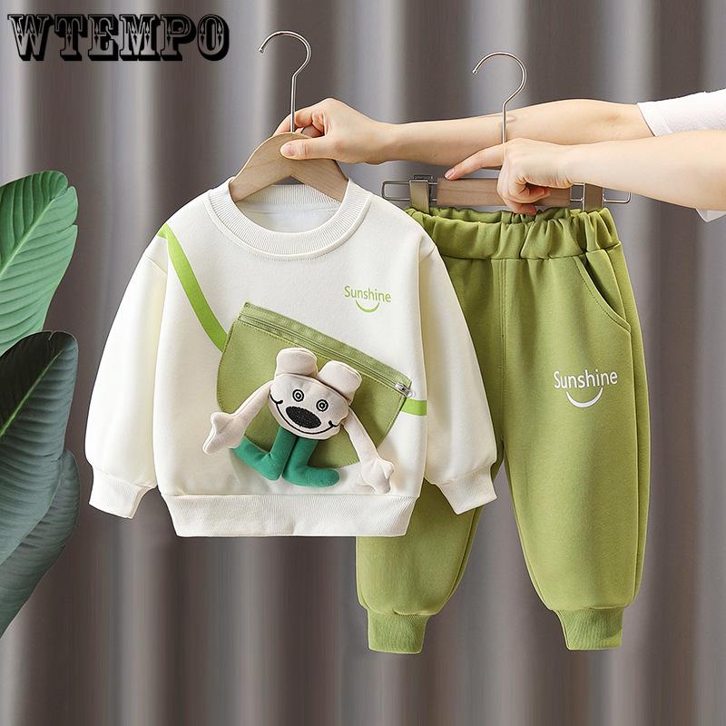 Boys Set Autumn Clothing Children s Hoodie Set Autumn Doll Casual Korean Two-piece Set 80 зелёный
Boys Set Autumn Clothing Children s Hoodie Set Autumn Doll Casual Korean Two-piece Set 80 зелёный