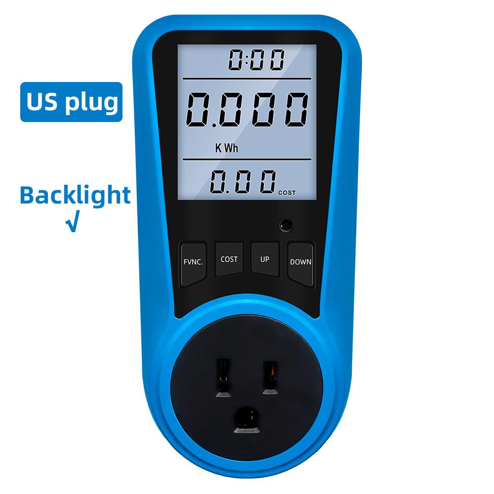Digital Power Meter Wattmeter Socket Wattage Kwh Electric Consumption Meter EU US Outlet Energy Analyzer Current Voltage Tester
Digital Power Meter Wattmeter Socket Wattage Kwh Electric Consumption Meter EU US Outlet Energy Analyzer Current Voltage Tester