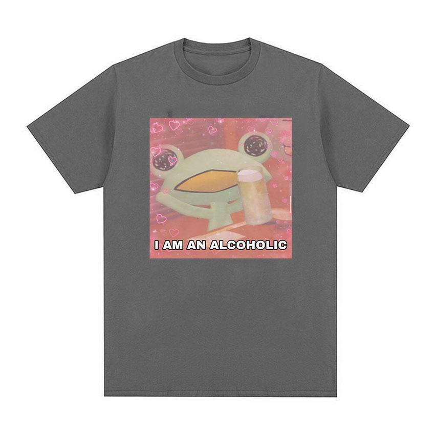 Funny I m An Alcoholic Frog Meme Graphic T Shirts Men Women Casual Fashion Short Sleeve T-shirts Tops 100% Cotton Oversized Tees
Funny I m An Alcoholic Frog Meme Graphic T Shirts Men Women Casual Fashion Short Sleeve T-shirts Tops 100% Cotton Oversized Tees