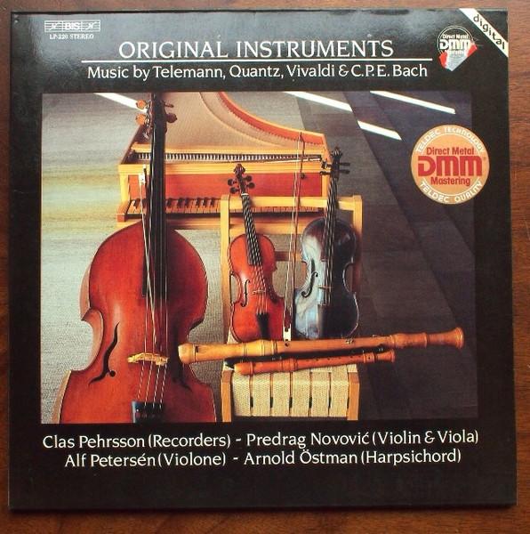 LP Record GEORG PHILIPP TELEMANN, JOHANN JOAC - Original Instruments LP220 BIS 1983 Sweden Classical Used
LP Record GEORG PHILIPP TELEMANN, JOHANN JOAC - Original Instruments LP220 BIS 1983 Sweden Classical Used