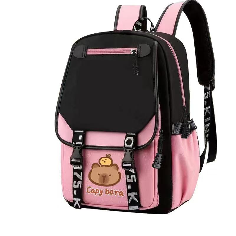 Kapibara Elementary School Cartoon School Bag Boys School Backpack Customized Junior High School Girls Backpack single school bag
Kapibara Elementary School Cartoon School Bag Boys School Backpack Customized Junior High School Girls Backpack single school bag