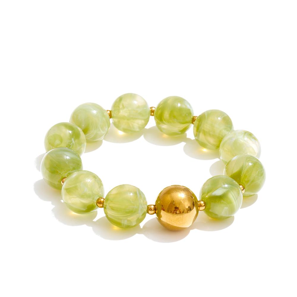 Yhpup Multi-color Resin Round Beads Chain Statement Necklace Bracelet Stainless Steel Popular Handmade Daily Trendy Jewelry Gift
Yhpup Multi-color Resin Round Beads Chain Statement Necklace Bracelet Stainless Steel Popular Handmade Daily Trendy Jewelry Gift