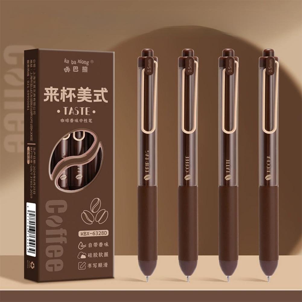 4Pcs Black Gel Pen Coffee Cream Rose Scents Refill Scents Quick-Drying Gel Pen Students Writing Supplies Pen кофейный
4Pcs Black Gel Pen Coffee Cream Rose Scents Refill Scents Quick-Drying Gel Pen Students Writing Supplies Pen кофейный