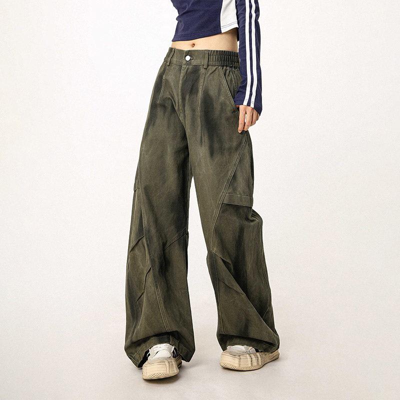 CTB Women s Military Green Loose Straight-Leg Flare Pants L зелений
CTB Women s Military Green Loose Straight-Leg Flare Pants L зелений