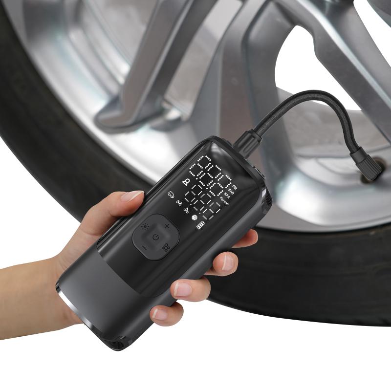KP01 Smart Digital Vehicles Tire Pump with LED Light,Support Power Bank Function Type A
KP01 Smart Digital Vehicles Tire Pump with LED Light,Support Power Bank Function Type A