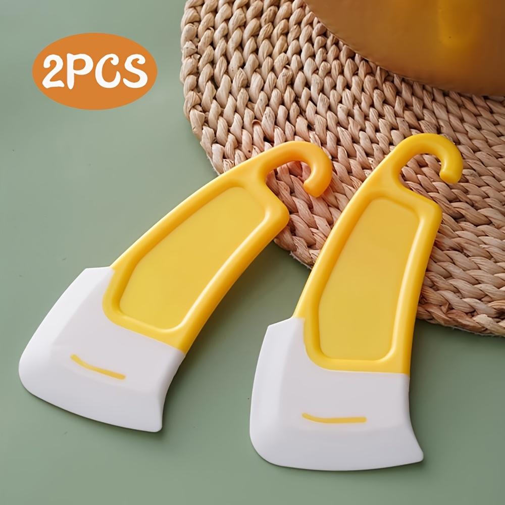 2Pcs Silicone Scraper Bottom Cleaning High Temperature Resistant Pan Scraper, Yellow Soft Head Cleaner
2Pcs Silicone Scraper Bottom Cleaning High Temperature Resistant Pan Scraper, Yellow Soft Head Cleaner