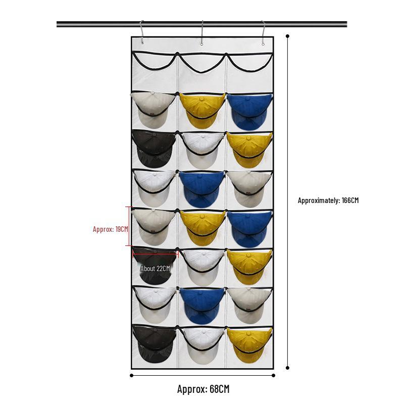 Fabric Mesh Hanging Organizer for Jewelry and Caps - 24/27 Grid
Fabric Mesh Hanging Organizer for Jewelry and Caps - 24/27 Grid