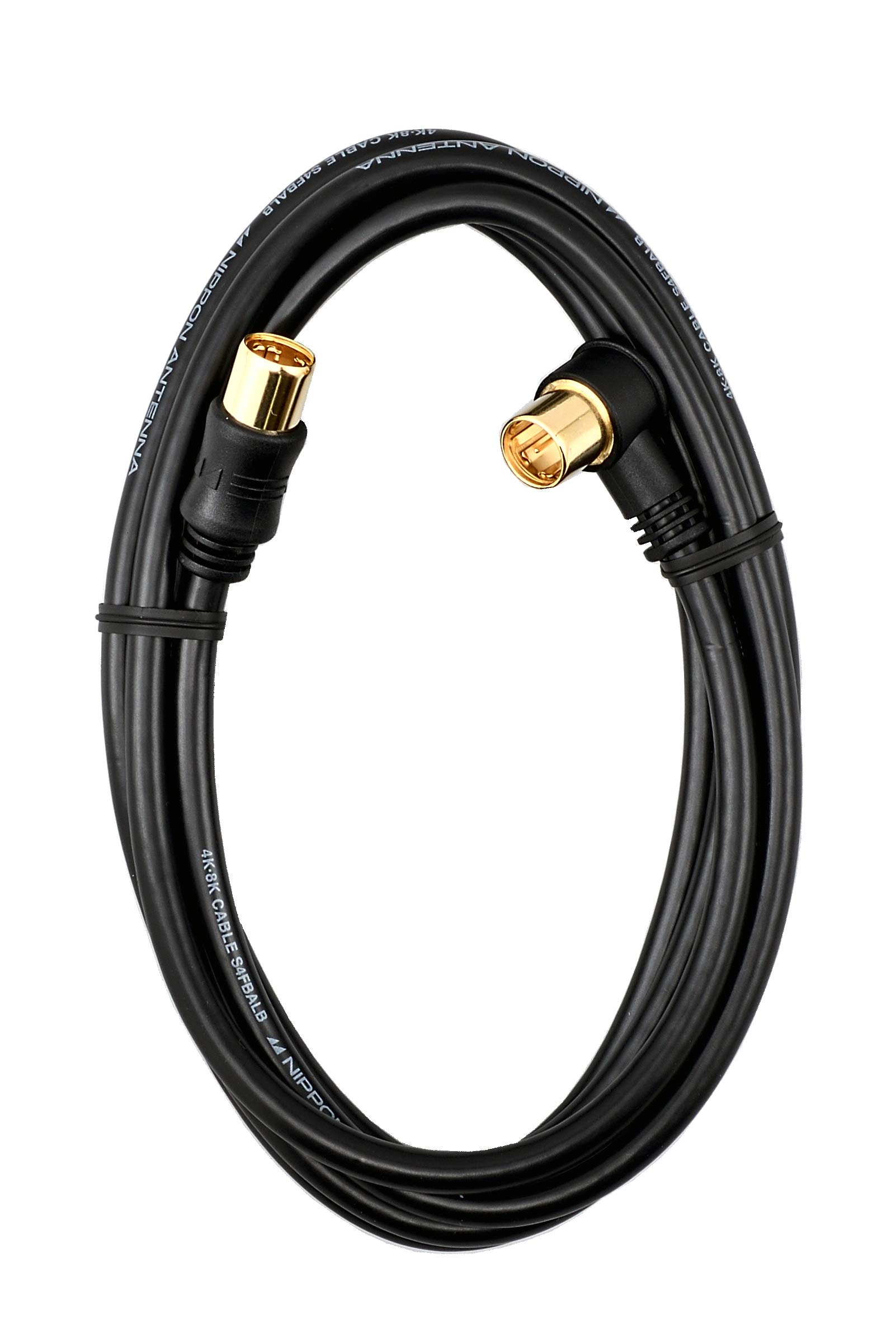 Japan Antenna TV connection cable S4C 2m in bag Black (simple packaging) 4GLS2B(20)
Japan Antenna TV connection cable S4C 2m in bag Black (simple packaging) 4GLS2B(20)