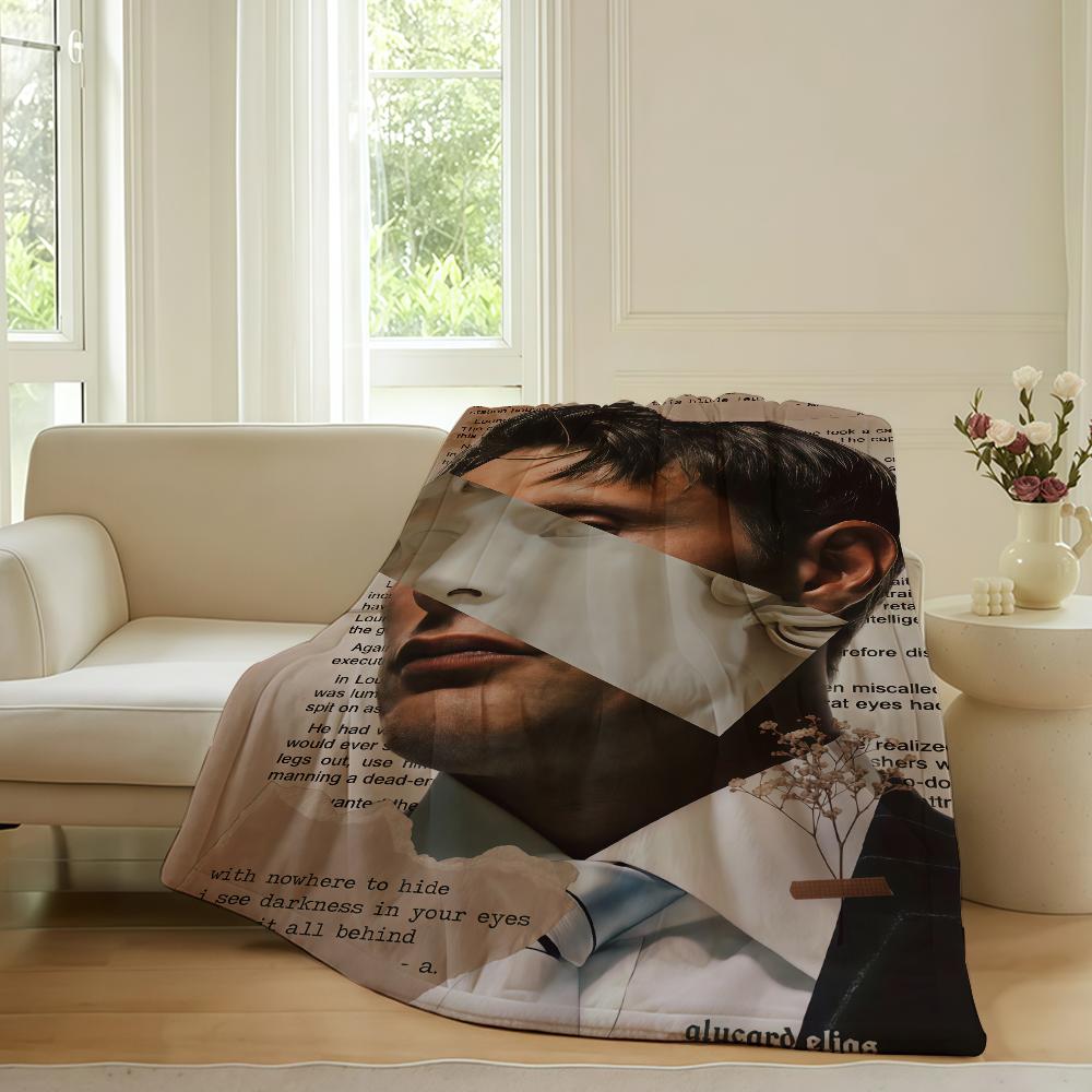 Horror movie H-Hannibal Blanket For Sofa Office Bed Plane Travel Sleep Read Relax Camping Soft And Warm 30x40in
Horror movie H-Hannibal Blanket For Sofa Office Bed Plane Travel Sleep Read Relax Camping Soft And Warm 30x40in