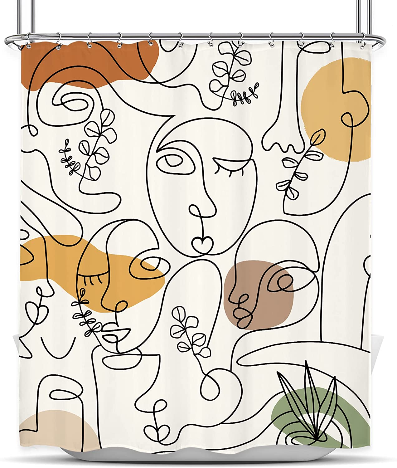 Abstract Woman Shower Curtain Leaves Minimalist Mid Century Contemporary Line Shapes Terracotta Modern Aesthetic Bathtub Decor 90x180cm
Abstract Woman Shower Curtain Leaves Minimalist Mid Century Contemporary Line Shapes Terracotta Modern Aesthetic Bathtub Decor 90x180cm