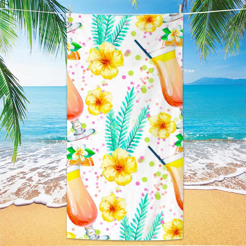 Beach Pattern Beach Towel, Digital Printing Thin Quick-Dry Anti-Sand Microfiber Lightweight for Swim, Yoga, Travel, Gym, Gift W40*H60(CM)
Beach Pattern Beach Towel, Digital Printing Thin Quick-Dry Anti-Sand Microfiber Lightweight for Swim, Yoga, Travel, Gym, Gift W40*H60(CM)