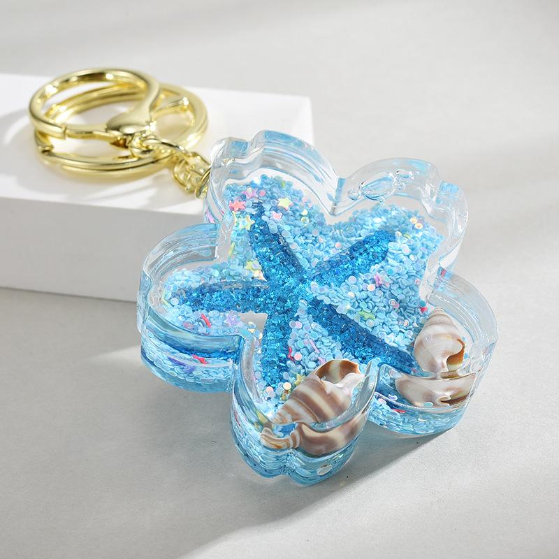 Creative Cartoon Cherry Blossom Conch Floating Liquid Keyring Bag Pendant Cute Quicksand Keychain Gift синій
Creative Cartoon Cherry Blossom Conch Floating Liquid Keyring Bag Pendant Cute Quicksand Keychain Gift синій