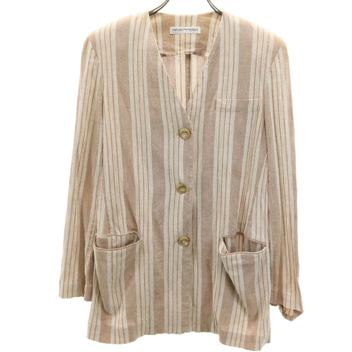 Emporio Armani 90-е Сделано в Италии Старая хлопковая куртка в полоску 38 Женская Б/У
Emporio Armani 90-е Сделано в Италии Старая хлопковая куртка в полоску 38 Женская Б/У