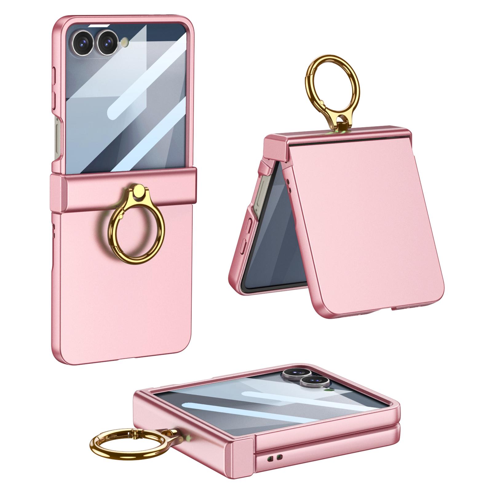 GKK For Samsung Galaxy Z Flip7 5G Case Ultra Thin Ring Kickstand Phone Cover Full Protection with Screen Film Pink
GKK For Samsung Galaxy Z Flip7 5G Case Ultra Thin Ring Kickstand Phone Cover Full Protection with Screen Film Pink