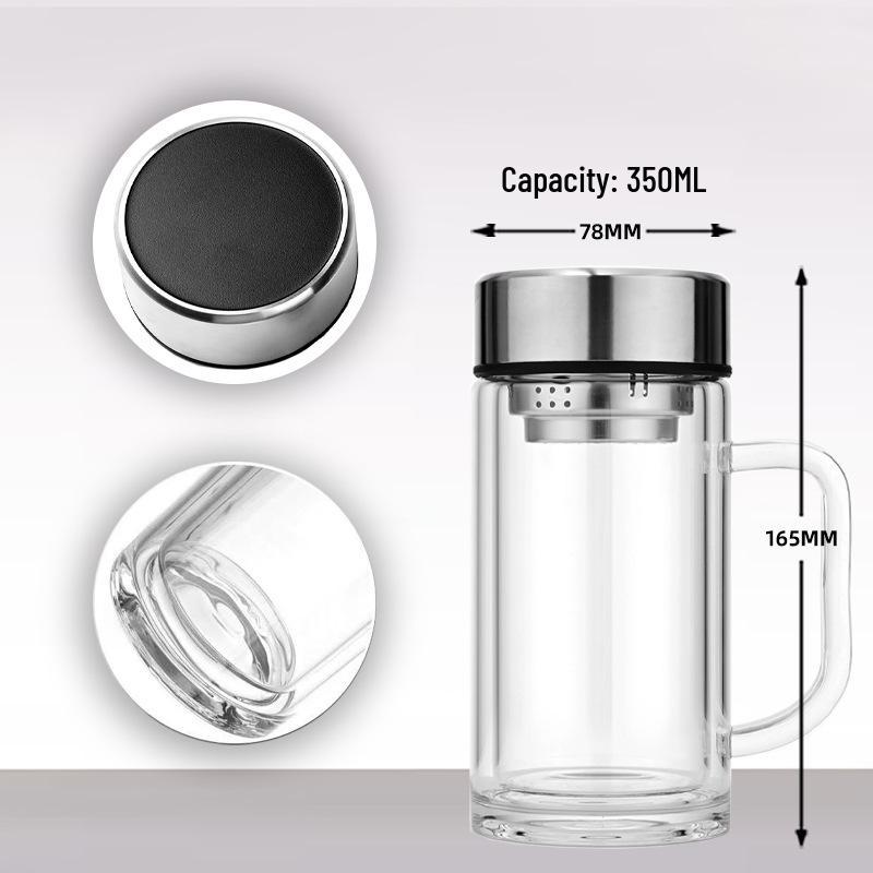 Customizable Logo Double-Layer Glass Anti-Scald Cup for Business or Office Gifts 330ml
Customizable Logo Double-Layer Glass Anti-Scald Cup for Business or Office Gifts 330ml