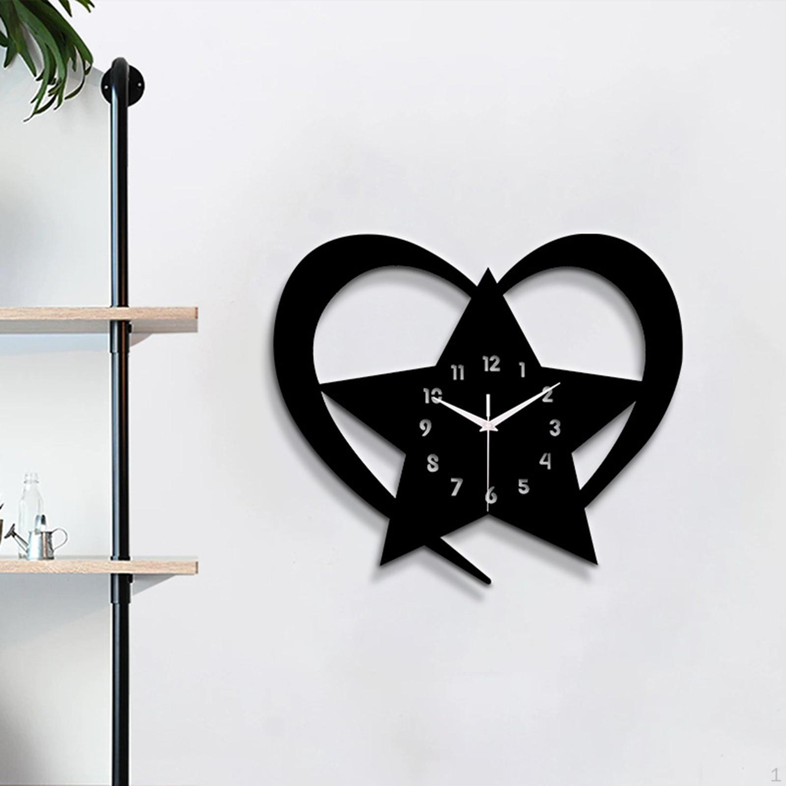 Wall Clock Black Acrylic Modern Minimalist Quiet Hanging for Home Decor Kitchen Bedroom
Wall Clock Black Acrylic Modern Minimalist Quiet Hanging for Home Decor Kitchen Bedroom
