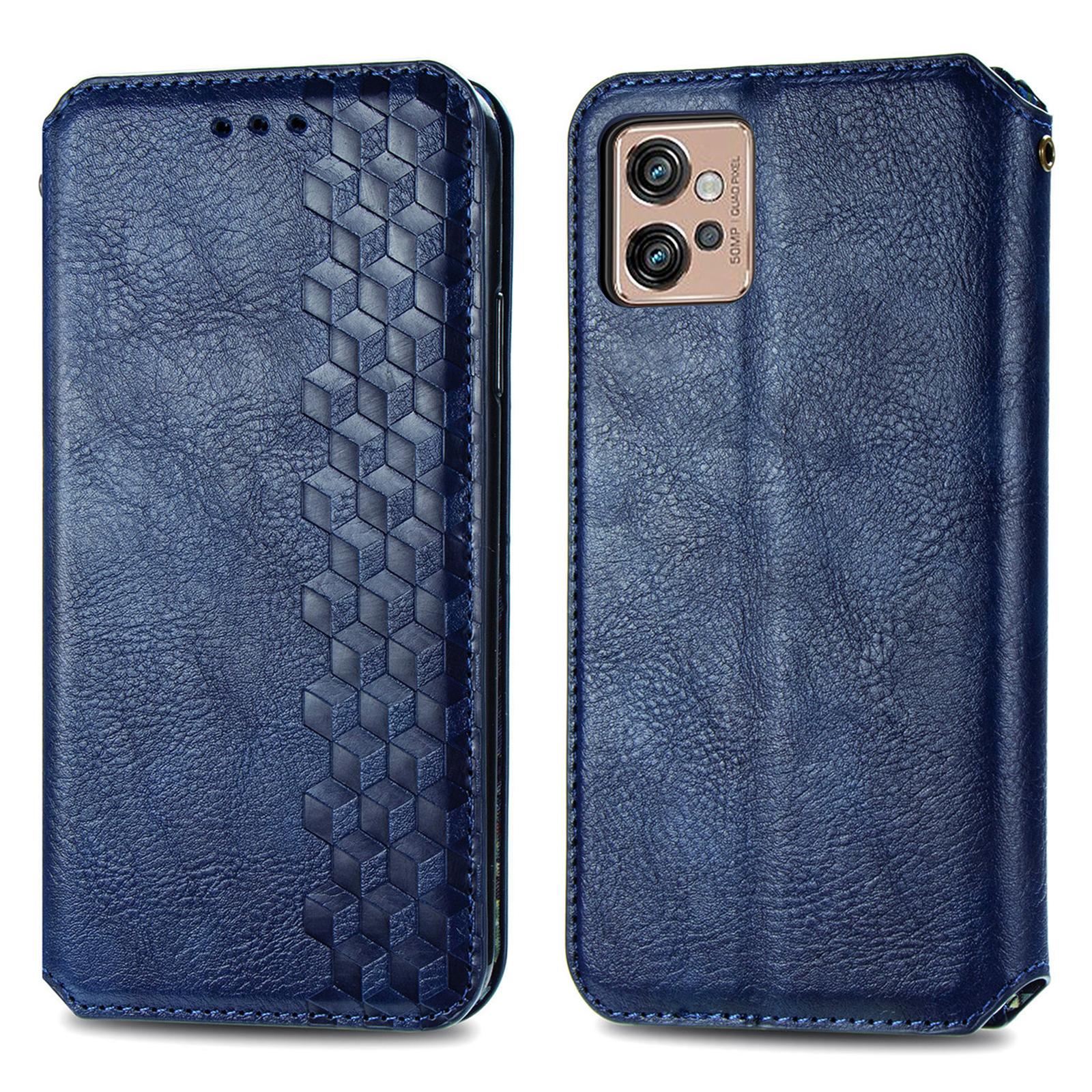For Motorola Moto G32 4G PU Leather Case Rhombus Imprint Wallet Stand Phone Cover Blue
For Motorola Moto G32 4G PU Leather Case Rhombus Imprint Wallet Stand Phone Cover Blue