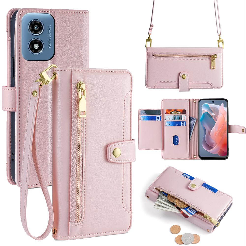 Multi Cards Holder Zipper Wallet Leather Case For MOTOROLA G75 G15 G05 Edge 50 Pro 5G 50Fusion G85 50NEO G84 G24 Lanyard Cover For Edge40 5G рожевий
Multi Cards Holder Zipper Wallet Leather Case For MOTOROLA G75 G15 G05 Edge 50 Pro 5G 50Fusion G85 50NEO G84 G24 Lanyard Cover For Edge40 5G рожевий