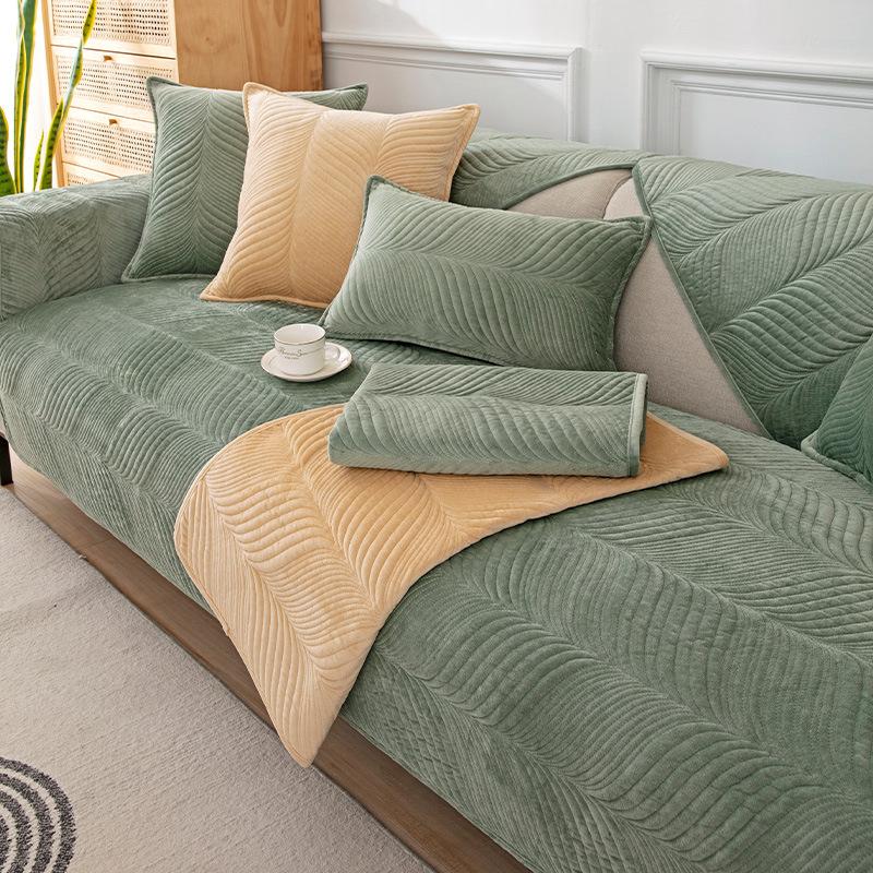 1pc Thick Faux Rabbit Fur Winter Warm Sofa Cover - Elegant Beige with Floral & Leaf Patterns for 1 To 4-Seater Sofas - Ideal for Living Room, Bedroom 90*160cm
1pc Thick Faux Rabbit Fur Winter Warm Sofa Cover - Elegant Beige with Floral & Leaf Patterns for 1 To 4-Seater Sofas - Ideal for Living Room, Bedroom 90*160cm