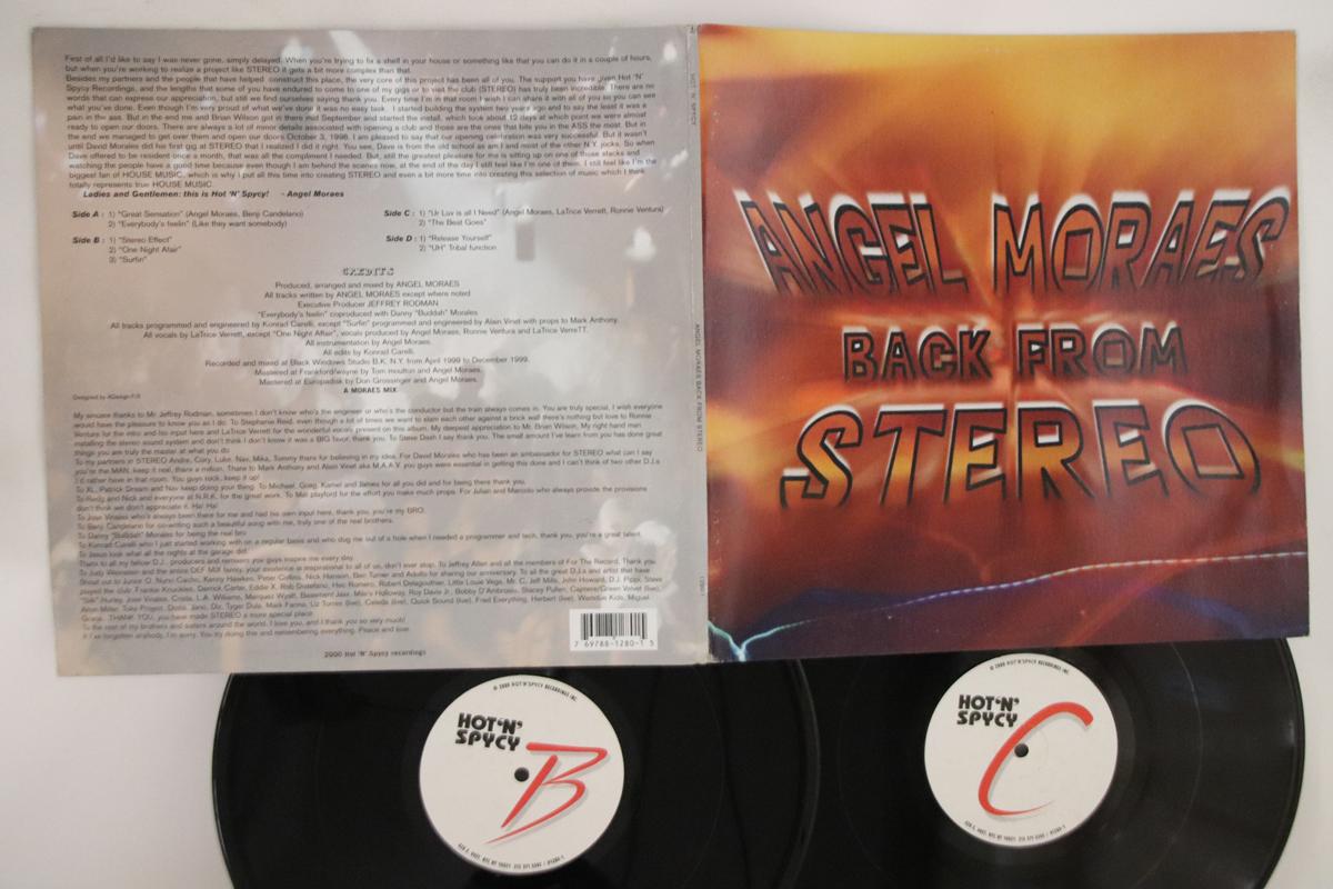 LP Record ANGEL MORAES - Back From Stereo 12801 HOT N SPYCY 2000 US Dance & Electronica Used
LP Record ANGEL MORAES - Back From Stereo 12801 HOT N SPYCY 2000 US Dance & Electronica Used