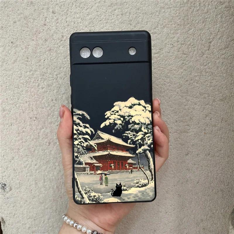 Japanese Aesthetic Black Cat Landscape Phone Case For Google Pixel 8Pro 9Pro 6 7 6A 7A Scenery Soft Silicone Cover For Google 8A Pixel 6A
Japanese Aesthetic Black Cat Landscape Phone Case For Google Pixel 8Pro 9Pro 6 7 6A 7A Scenery Soft Silicone Cover For Google 8A Pixel 6A