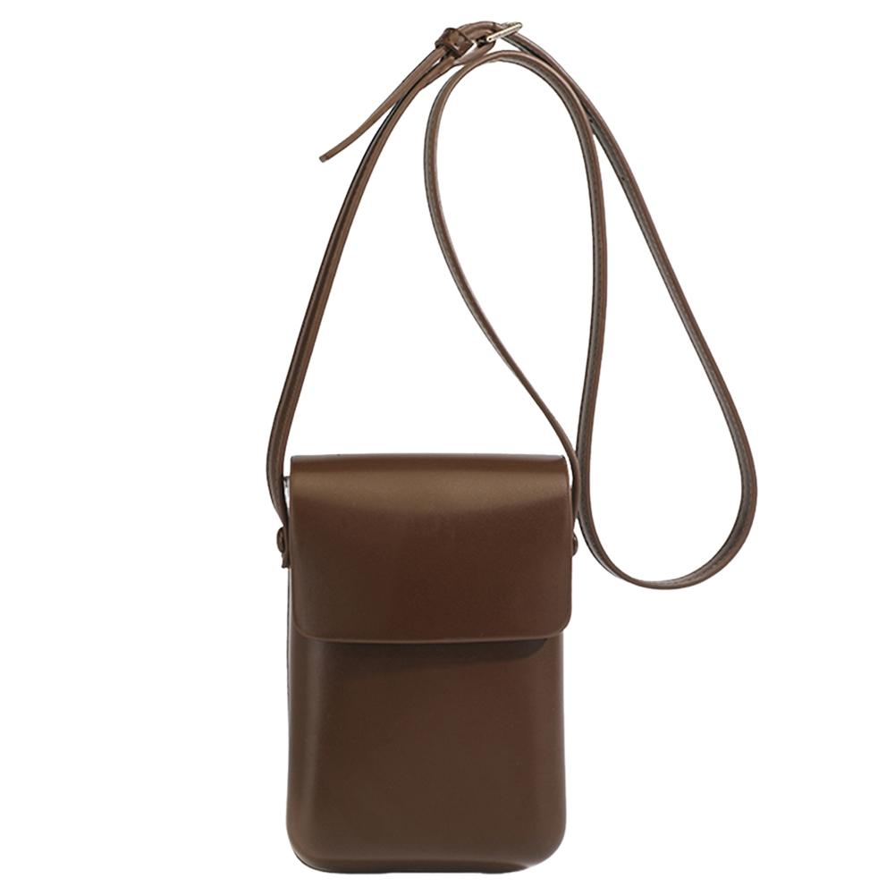 Женский кошелек для мобильного телефона из искусственной кожи, простая сумка через плечо, регулируемый ремень, однотонная женская сумка для свиданий на открытом воздухе