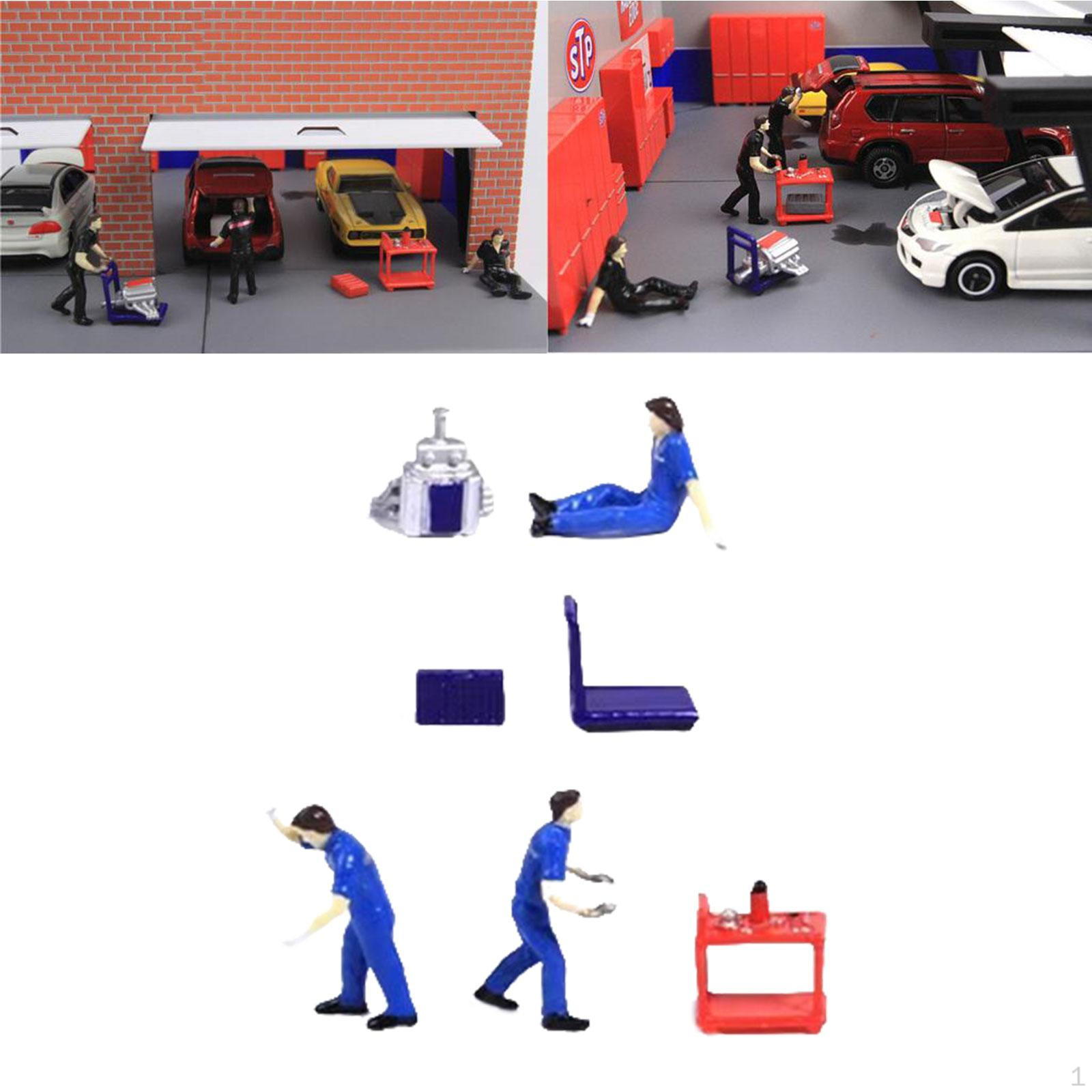 1/64 Scale Doll Figures Gas Station Figurine Toys Layout Accessory F
1/64 Scale Doll Figures Gas Station Figurine Toys Layout Accessory F
