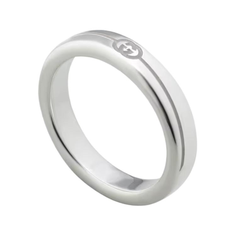 Gucci Twill Interlocking Double G Engraved Shiny 925 Silver Ring Unisex rings 774049-J8400-8106 12
Gucci Twill Interlocking Double G Engraved Shiny 925 Silver Ring Unisex rings 774049-J8400-8106 12