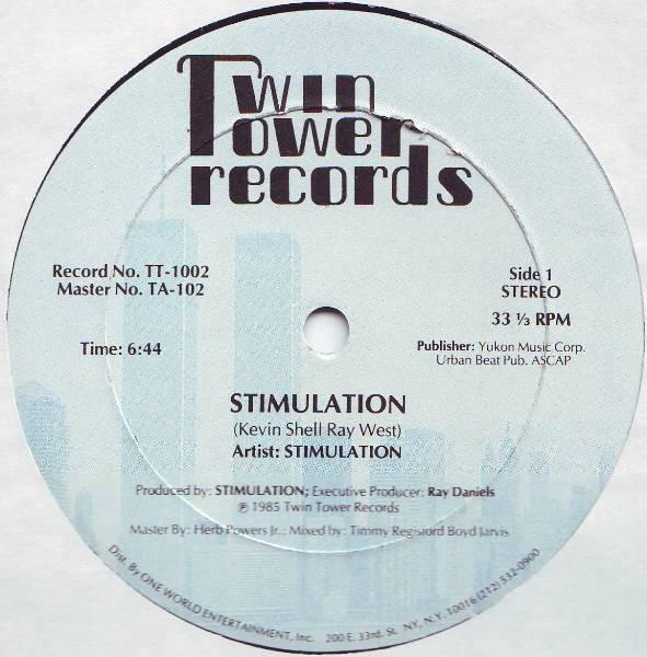 12inch Record STIMULATION - Stimulation TT1002 Twin Tower Reco 1985 US Dance & Electronica Used
12inch Record STIMULATION - Stimulation TT1002 Twin Tower Reco 1985 US Dance & Electronica Used