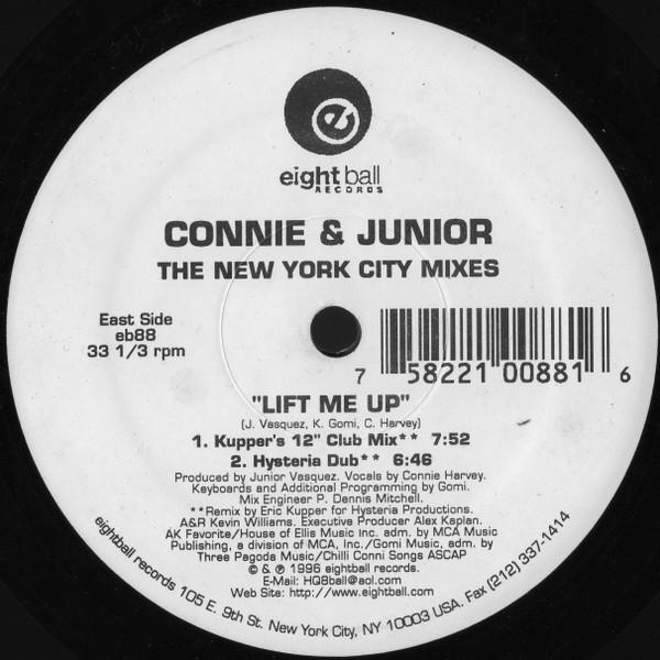 12inch Record CONNIE&JUNIOR - Lift Me Up (The New York City Mixes EB88 Eightball Recor 1996 US Dance & Electronica Used
12inch Record CONNIE&JUNIOR - Lift Me Up (The New York City Mixes EB88 Eightball Recor 1996 US Dance & Electronica Used