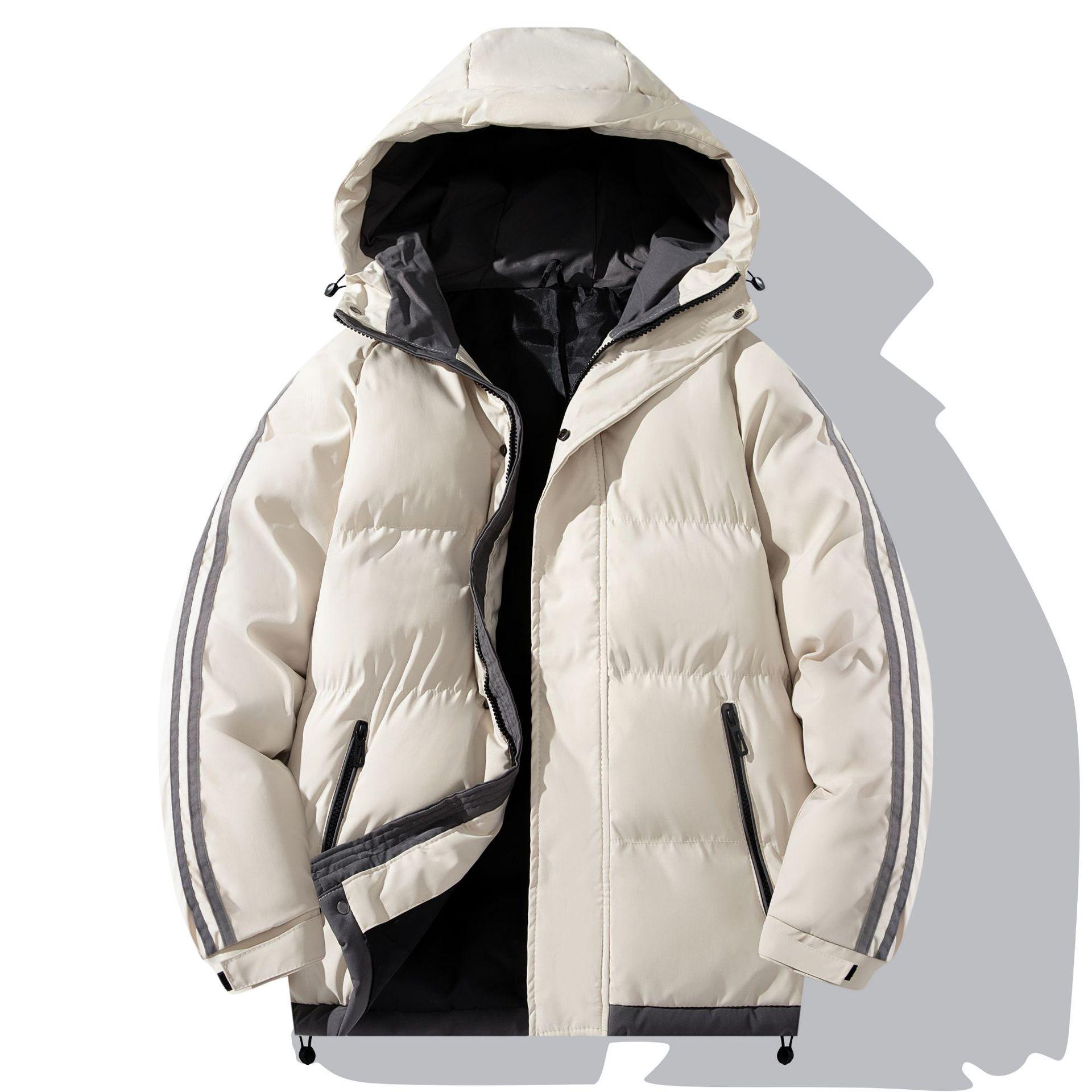 Men s High-Quality Tear-Resistant Hooded Cotton Jacket with Two Stripes 4XL хакі
Men s High-Quality Tear-Resistant Hooded Cotton Jacket with Two Stripes 4XL хакі