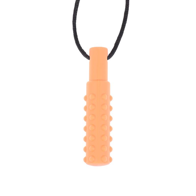 Silicone Baby Teether Necklace Newborn Sensory Chewing Toy For Children Autism Speak Oral Muscle Rehabilitation Training Talk помаранчевий
Silicone Baby Teether Necklace Newborn Sensory Chewing Toy For Children Autism Speak Oral Muscle Rehabilitation Training Talk помаранчевий