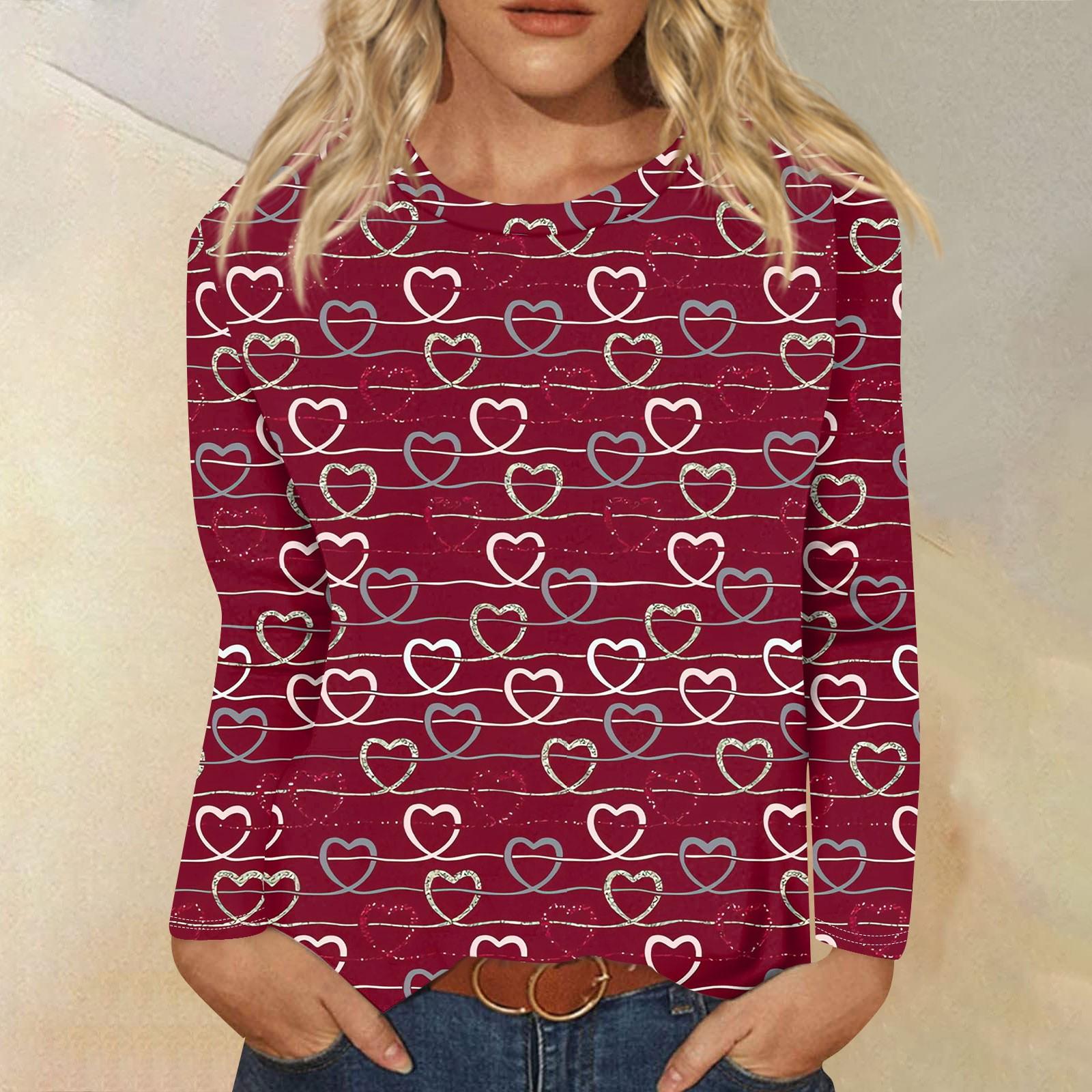 Женская мода с длинным рукавом и круглым вырезом ко Дню святого Валентина XL
Женская мода с длинным рукавом и круглым вырезом ко Дню святого Валентина XL