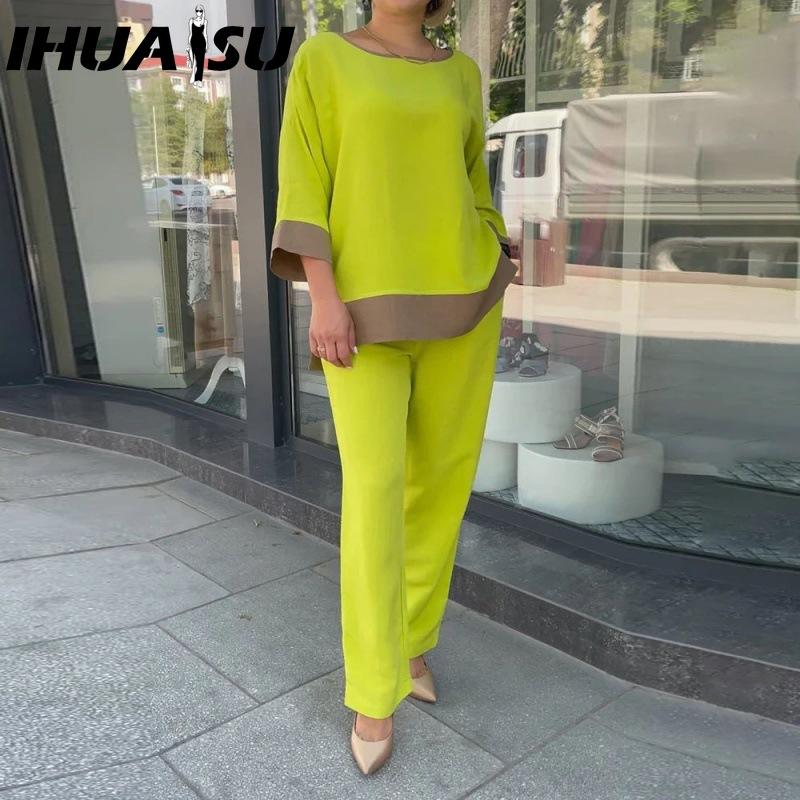 IHUASU Women s Loose-fitting, Large-sized Casual Round-neck Top, Shirt and Straight-leg Pants Set M
IHUASU Women s Loose-fitting, Large-sized Casual Round-neck Top, Shirt and Straight-leg Pants Set M