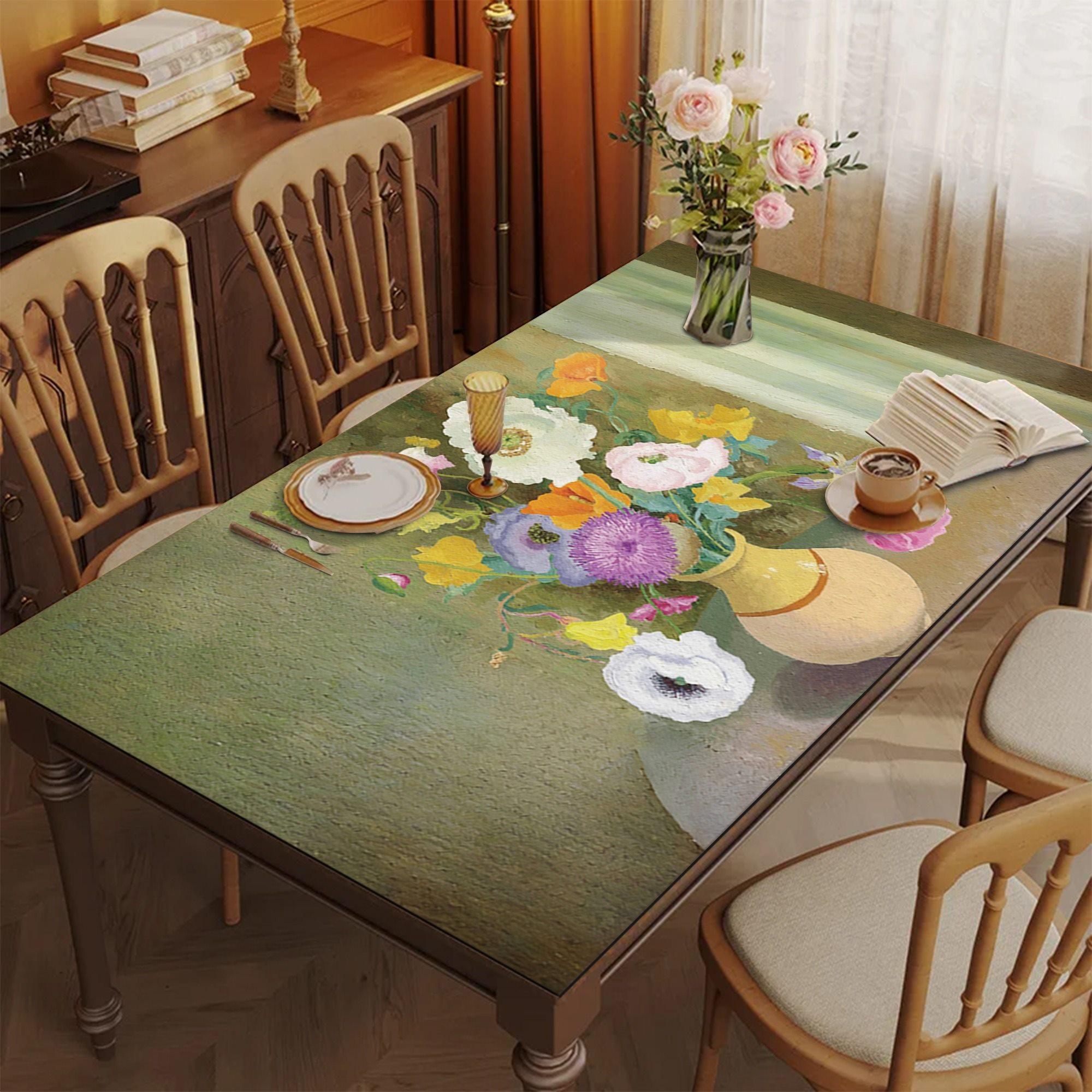 1pcs Retro oil painting dining table mat, waterproof, oil proof, no wash protective mat, can be freely cut (as the picture,Small)
1pcs Retro oil painting dining table mat, waterproof, oil proof, no wash protective mat, can be freely cut (as the picture,Small)