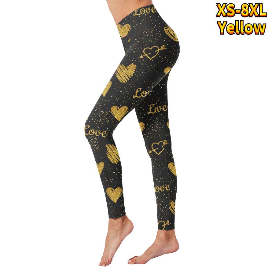 Жіночі сині легінси для йоги з принтом Любов для фітнесу, спортивні активні штани для бігу в тренажерному залі 8XL жовтий
Жіночі сині легінси для йоги з принтом Любов для фітнесу, спортивні активні штани для бігу в тренажерному залі 8XL жовтий