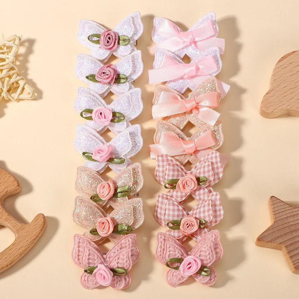 14pcs/set Cute Butterfly Hair Clips for Women Girls Handmade Sweet Hairpins Plaid Flower Kids Toddler Headwear Hair Accessories
14pcs/set Cute Butterfly Hair Clips for Women Girls Handmade Sweet Hairpins Plaid Flower Kids Toddler Headwear Hair Accessories